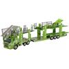 Oxford Diecast Modello In Metallo Scania Car Transporter Verde Tiger 1:76