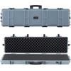 VEVOR Custodia Rigida per Fucile Dimensioni Esterni 138 x 38,5 x 16,5 cm, Custodia per Fucile Lungo con Manico, Scatola per Armi Pistole IP67 Impermeabile Antipolvere per Trasporto, Colore Grigio