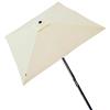 Aktive 61125 - Ombrellone da giardino e terrazza esterna quadrata antivento 2,7 x 2,7 m, struttura in alluminio, facile da piegare e installare, protezione UV50, altezza 2,6 m, ombrelloni terrazza,