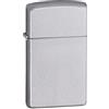 Zippo Accendino Ricaricabile Originale,Cromo Opaco Slim 1605, Silver