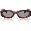 Miu Miu Occhiali da Sole MU11WS 21C40O Marrone/Grigio Donna