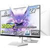 Amzfast Monitor da Gaming 27 Pollici - 200Hz, QHD 2560x1440, Rapido IPS, 1ms GtG