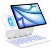 TECURS QWERTZ Layout tedesco Custodia tastiera per iPad Air 13" (M3/M2, (w6R)