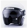 Blauer Casco Moto Jet in Fibra Blauer POD Stripes Bianco Nero