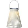 Lumineo Lampada solare da giardino, 14 x 18 cm, in plastica, lampada solare a LED per giardino, balcone, lampada a sospensione da esterno, lampada solare per esterni, decorazione da giardino, balcone,
