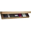 BANGHA Mensola Cassaforte Segreta Scatola portaoggetti decorativa con scomparto segreto(Wood color)