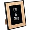Walther Design Cornice del Ritratto 10x15 cm Naturale/Nero, Good RF015B