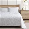 Eddie Bauer - Set di Lenzuola per Letto Singolo, Lenzuola in Cotone Percalle, Croccanti e Freschi, Ideali per la Stanza del College (Foglie di Alloro, Singolo)
