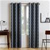 Sun Zero Kenwood Chevron - Tenda oscurante con occhielli, 101,6 x 213,4 cm, colore: blu navy
