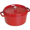STAUB CASSERUOLA COCOTTE TONDA CM 28 ROSSA 1107457
