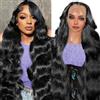 TNICE 22 Inch 13x6 HD Lace Front Wigs Human Hair Brazilian Virgin Hair Body Wave Transparent Lace Frontal Wig Pre Plucked 230% Density Glueless Lace Wig Human Hair for Black Women Natural Color