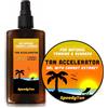 SpeedyTan Gel + olio Premium Acceleratore di abbronzatura - Per uso sui lettini solari e abbronzatura naturale - Acceleratore di abbronzatura naturale con olio abbronzante alla carota - Marchio con se