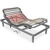 Homey - Letto elettrico articolato Flexipro con 5 piani e struttura rinforzata - Ergonomico, affidabile e silenzioso, motore tedesco, 80 x 190