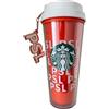 STARBUCKS PSL - Bicchiere con coperchio, manico e fascino, 473,2 ml