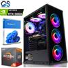 Computer Specialist Ltd. AMD Ryzen 5 5600G Gaming PC 16GB DDR4 Nvidia RTX 3060 1TB+480GB SSD Windows 11