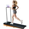 AiQInu Tapis Roulant Elettrico con Inclinazione 8%, Tapis Roulant Salvaspazio, Walking Pad con Telecomando, 2.5 HP, Display Led E Funzionalità Bluetooth, Adatto Per Uso Domestico e In Ufficio, 2-8 Km/