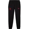 A.C. Milan - Pantaloni FtblESS Bambino, Tuta con Logo Puma, Prodotto Ufficiale, Bambino, Nero, 10 Anni