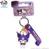 Black Dragon KUROMI OFFICIAL 3D KEYCHAIN 360° BLACK FIGURE : PORTACHIAVI HELLO KITTY & SANRIO ORIGINAL PRODUCT | IDEA REGALO NERD
