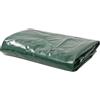 vidaXL Telone 650 g/m² Resistente all'Acqua Anti UV Antistrappo con Occhielli in Metallo Incerato Rivestimento PVC Telo Protezione 5x6 m Verde