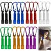 Vaileal 21 mini torcia: torcia colorata in alluminio con moschettone, portachiavi a LED, torcia portatile, piccola per scuola, attività all'aperto, caccia, zaino in spalla, urgente