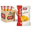 PATATINE PATA PATA | Patatine Classiche, Senza Glutine, Con Olio di Semi di Girasole, 18x50g