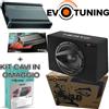 Hertz Focal Phonocar Amplificatore Focal AP-4340 4 canali + Subwoofer Hertz Dbx 30.3 1000W + Kit Cavi