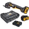 DeWalt Smerigliatrice elettrica mola angolare 125 mm batteria 18v brushless 4.0 ah CAT