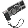 TELESIN Master Grip Kit, Magnetica Impugnatura per MagSafe/iPhone/Android, Integrata 3200 mAh Batteria, Ricarica Wireless, DSLR Stile Impugnatura per Foto/Video, Kit con Custodia per iPhone 17 Pro Max