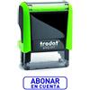 Trodat 4911 Printy Timbro Formula Commerciale con Testo ACCADUTO IN CONTO, inchiostrazione automatica, Dimensione della targa di testo 37 x 14 mm, Blu (8428447824225)