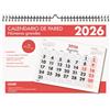 Dohe - Calendario da parete 2026-12 mesi da gennaio a dicembre, vista mensile, formato A4 (29,7 x 21 cm), doppia spirale, lingua spagnola, numeri grandi, pianificazione dell'anno, carta spessa 120 g