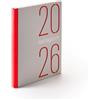 NAVA - Agenda 2026 Settimanale 12 Mesi 20x26cm, Planner Settimanale Verticale con Segnapagina, Bordi Colorati, Copertina Rigida Resistente, 160 Pagine per Appunti e Rubrica per Ufficio e Vita Privata