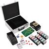 vidaXL Set di Fiches da Poker 300 pz 11,5 g