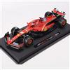 Burago Ferrari SF-24 Charles Leclerc 16 Scala 1:18 Modellino Auto Red Formula 1