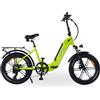 Bicicletta Elettrica Z-Tech ZT-89-K KRONOS 250/500W 48V13Ah Batteria Litio-Giallo