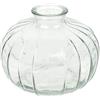 Talking Tables Vaso in Vetro Trasparente per fiori, elegante vaso stelo singolo centrotavola matrimonio davanzale feste giardino styling camino regalo 8cm