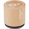 Woodies tampone - Tema Marino, Legno, 3,4 x 3,4 x 3,5 cm, Legno, Marrone, 3,4 x 3,4 x 3,5 cm