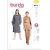 burdastyle Burda Style Sewing Pattern B5798 - Cartamodello per abito da donna
