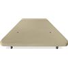 DUÉRMETE ONLINE Base Imbottita 3D Rinforzata + 6 Gambe, Legno, Beige, 90 x 190 cm, 90x190