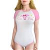 LittleForBig Cotone Pagliaccetto Onesie Pigiama Bodysuit -Usagi I'm Baby Onesie Rosa S