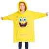 SpongeBob Squarepants Felpa Bambino - Coperta Felpa Oversize in Pile con Cappuccio Unisex Felpa Coperta Taglia Unica Spongebob Gadget Originali per Ragazzi