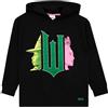 Wicked Felpa con Cappuccio Felpa Ragazza | Maglione Bambina | Nero 8-9 Anni