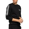Emporio Armani Maglietta Uomo EA7, T-Shirt Manica Lunga, Girocollo (Nero, M)
