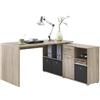 FMD 13Casa - Jag A16 - Scrivania pieghevole. Dim: 136x68x75 h cm. Col: Rovere. Mat: Nobilitato., beige, legno