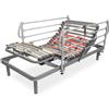 amuéblate online - Letto elettrico articolato Flexipro con 5 piani e struttura rinforzata + set di corrimano apribili - Ergonomico, affidabile e silenzioso, motore tedesco, 105 x 190