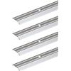 Alberts GAH-Alberts 498849 484071 - Profilo di compensazione, in alluminio anodizzato, 1000 x 30 mm, set da 4 pezzi