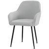 RTSFKFS 2/4/6 Pezzi Copripoltrona Elasticizzato Ufficio Coprisedia con Braccioli Fodera Poltroncina Sala Pranzo Jacquard Casa e Cucina Soggiorno Impermeabile Copertura Sedia da Scrivania ( Color : #23 , Size