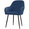 RTSFKFS 2/4/6 Pezzi Copripoltrona Elasticizzato Ufficio Coprisedia con Braccioli Fodera Poltroncina Sala Pranzo Jacquard Casa e Cucina Soggiorno Impermeabile Copertura Sedia da Scrivania ( Color : #11 , Size