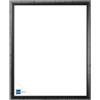 Bildershop-24 Cornice vuota (senza parete posteriore e vetro), cornice barocco Kalypso 50 x 100 cm, nero argento antico