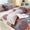Odot Stile Semplice Set Copripiumino 4 Pezzi, Set di Biancheria da Letto con Copripiumini, Lenzuola sotto con Angoli e Federe, Set Biancheria da Letto (220x240cm,Amore Cuore)