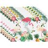 Oceano Tovagliette Americana Plastica Lavabili 6 Pezzi 28x43 cm (Decorato Cigne)
